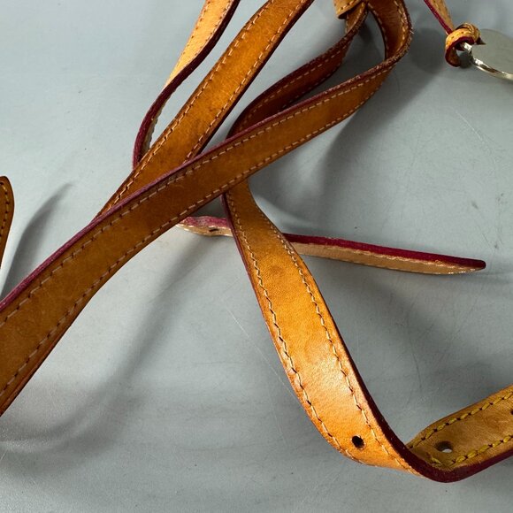 Dooney & Bourke Tan Leather Double Straps with Hanging Heart-shaped Charm - Picture 12 of 12